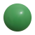 Mini plastic bal 10 cm - druk op 1 positie groen