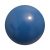 Plastic bal 22 cm 10 panelen -druk 2 posities blauw