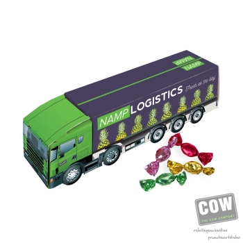 Afbeelding van relatiegeschenk:Truck metallic sweets