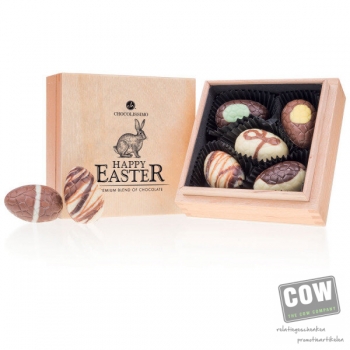 Afbeelding van relatiegeschenk:Easter Premiere - Quadro - Chocolade paaseitjes Chocolade paaseitjes