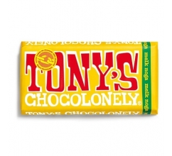 Tony's Chocolonely Melk-Nougat reep, 180 gram bedrukken