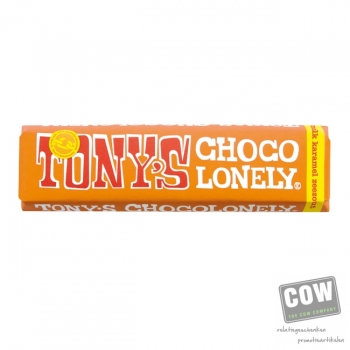 Afbeelding van relatiegeschenk:Tony's Chocolonely Melk-Karamel Zeezout, 47 gram