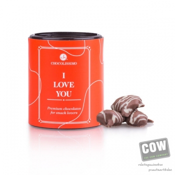 Afbeelding van relatiegeschenk:Love Obsession  - Yoghurt aardbei in chocolade voor Valentijn Fruit in chocolade